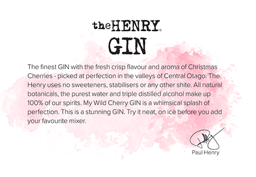 Wild cherry gin